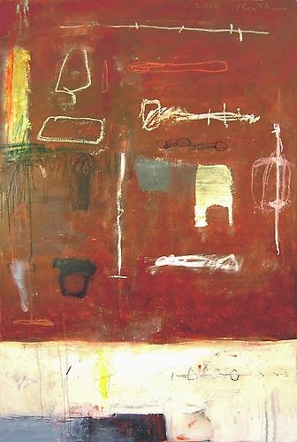 A series of new and old objects
60" x 40"
mixed media on canvas
2010