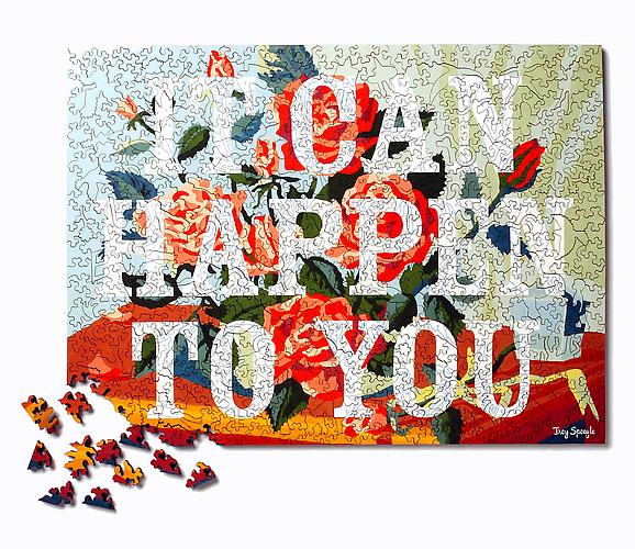 IT CAN HAPPEN TO YOU
Signed, limited edition wooden jigsaw puzzle, 515 pieces
in a hand-stained, wooden keepsake box. $200