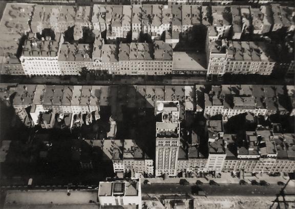Untitled [aerial view of city]
circa 1932
vintage gelatin silver print