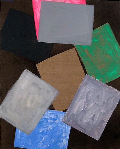 Paper at Night (pink), 2008
Oil on linen
31 x 25 in.