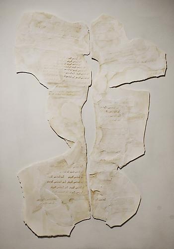 and in this corner, 2012
Paper, gesso, acrylic. ink on mat board
52.5 x 35.75 inches