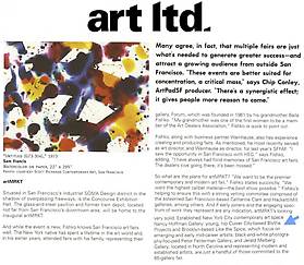 Blythe Projects in art ltd. Magazine