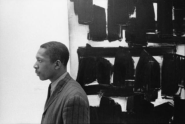 William Claxton, John Coltrane at the Guggenheim, New York City
1960
gelatin silver print