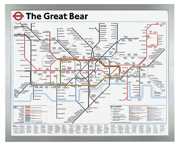 The Great Bear, 1992
Four Color Lithograph in Glass and Aluminum Frame
40 x 50 in. Edition of 50.