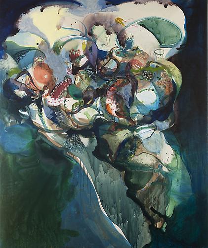 Untitled (EHR P12) from Sweet Corruptions (2011)
Acrylic On Canvas 
72h x 60w in (182.88h x 152.4w cm)