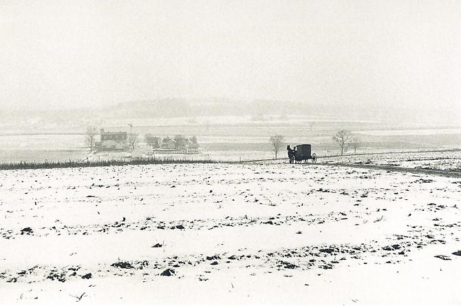 Winter, Horse & Buggy, Lancaster, Pennsylvania