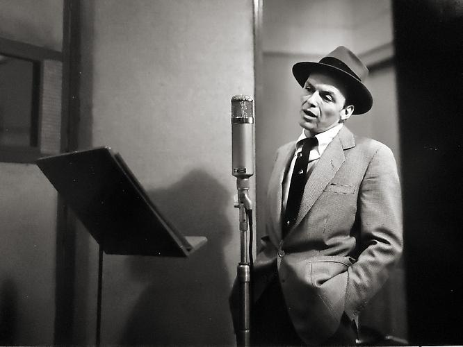 Frank Sinatra, New York City [recording in studio]
1956
gelatin silver print
