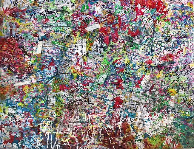 VISBY | MULTIMEDIA ON CANVAS | 170 X 130 CM | 2009