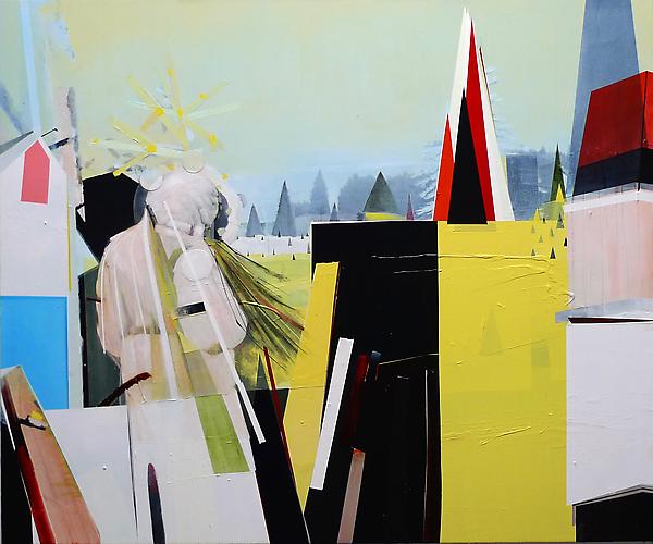 Last One 5, 2010.
Acrylic on canvas, 60 x 72 inches.