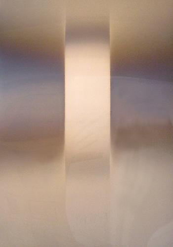 Larry Bell, Untitled, 1979
Aluminum vapor drawing on paper
39 x 27 inches