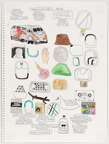 James Sterling Pitt: Untitled (August 9-11) (2011)
Watercolor And Graphite  On Paper
13.25h x 10w in (33.66h x 25.4w cm)