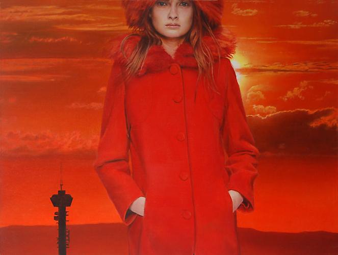 Sunset, 2009
Oil on canvas
17 x 22.5 inches