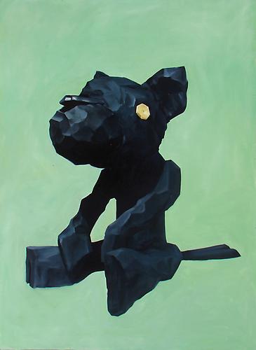 Andrew Smenos
 There’s Always a Black Cat , 2012
Oil on panel
61 x 45 inches