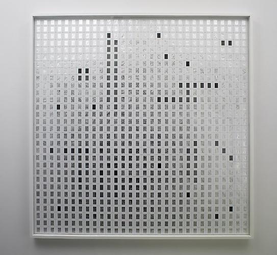 Blind Slides, 2007
Drypoint on 820 aluminum foil slide mounts
60 x 60 inches