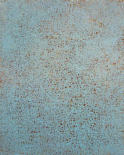 Blue Woven III
48" x 36"
mixed media on canvas
2011