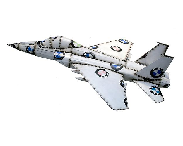 BMWF-15 (Corporate Jet Series), 2012
Sheetmetal and paint
Unique
64 x 46 inches