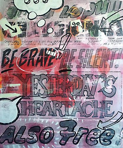 Dan Monteavaro
"brave yesterday"
34"x40"
oil and ink on canvas
2012