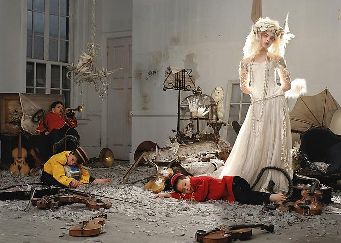 JONATHAN HOBIN | CAN'T YOU HEAR THE BUGLE SOFTLY SAY... | FROM THE SERIES "IN THE PLAYROOM" | DIMENSIONS VARIABLE