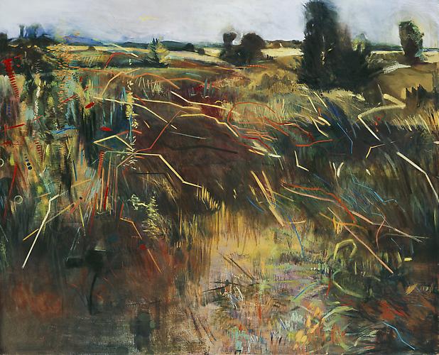 Bunny Harvey, 2006
 Field Chatter,  oil on canvas
54″ x 66″