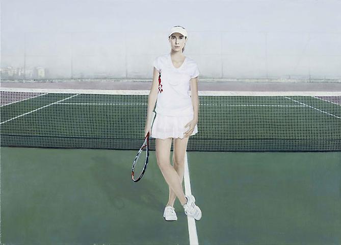 Tennis, 2009
Oil on linen
30.3 x 21.6 in.