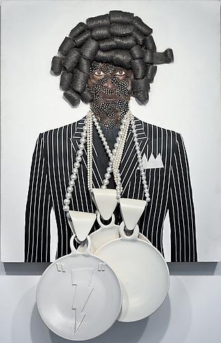 Hypermaskulinity Resuscitated
2004
Mixed media on panel
60 x 23 x 55 inches
