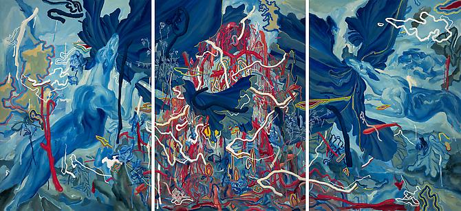 JAMES JEAN
Hounds, 2010
Acrylic and oil on canvas
72 x 150 inches