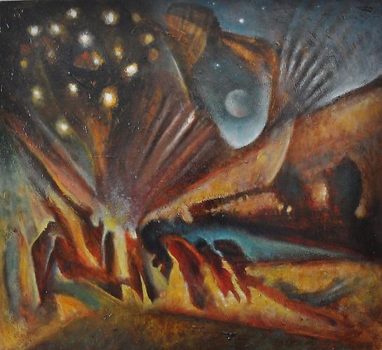 Mark Hatley
The Lamentation (After Giotto), 2011.
Oil on canvas, 22 x 24 inches.