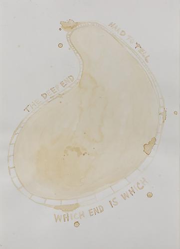 Mike Bouchet
The Deep End Hard to Tell Which End is Which, 2008
Cola on paper
27.2 x 19.3 inches