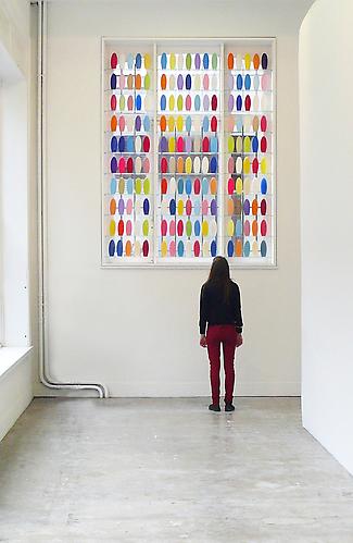  Dove Bottles  Installation view, 2009
Cast Urethane resin, Glass
Dimensions variable