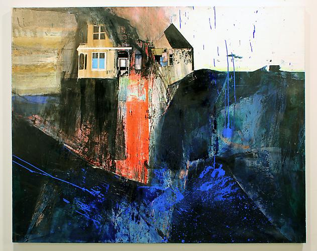  Canyon Fire , 2009
Silkscreen, oil on canvas
49 x 60 inches