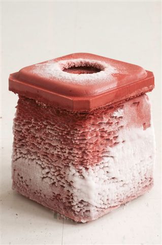 SALT LICK (RED) | COMPRESSED SALT AND COLOURING | DIMENSIONS VARIABLE | 2010