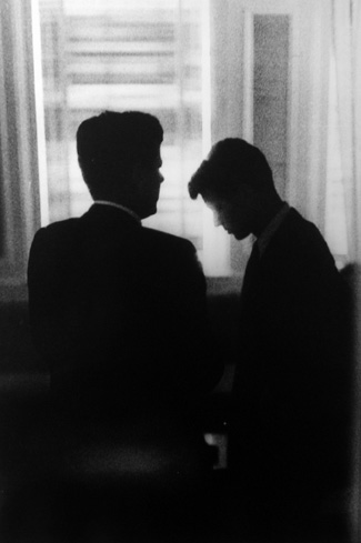 John F. Kennedy & Robert F. Kennedy at the Biltmore Hotel, Los Angeles
1960
gelatin silver print