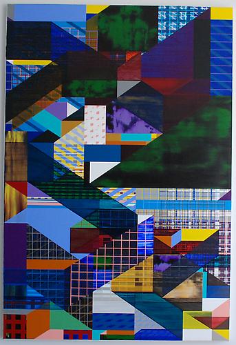 Changha Hwang
Wedded, 2009.
Acrylic paint on cotton canvas, 84 x 57 inches.