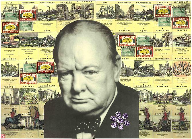 Churchill (The Fairy Tale Series) 2009
Mixed media
Edition of 8, 2 APs
16.5 x 23 in / 42 x 58.5 cm