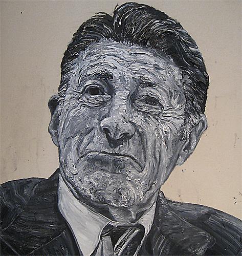Robbie Conal
Casper Weinberg
Oil on canvas
26 x 24 inches