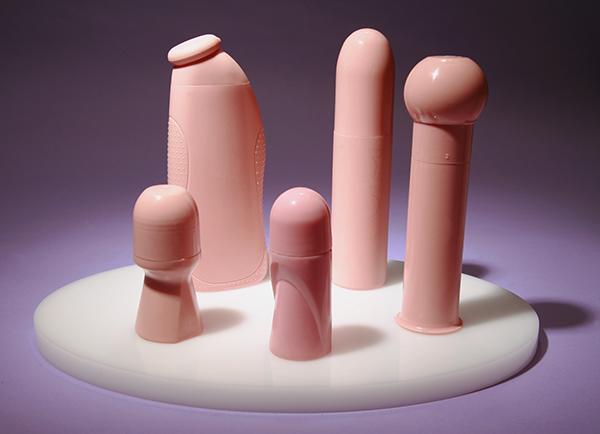  Still Life  (Cosmetic Bottles), 2009
Casts made from cosmetic bottles.
Rubber and pigment
12 x 18 inches