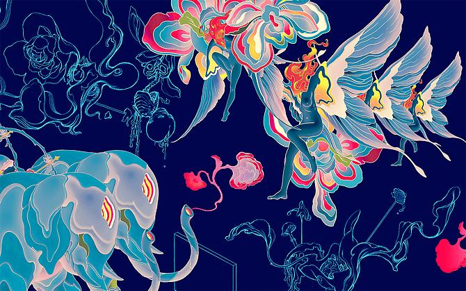 JAMES JEAN
Lotus War Night, 2011
