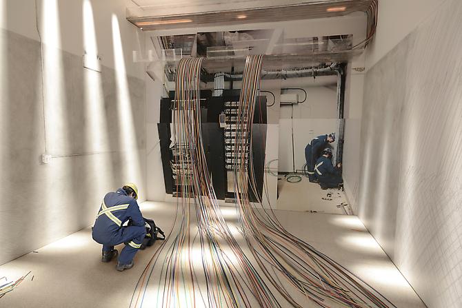KRISTOPHER KARKLIN | DATA ROOM | DIGITAL PRINT | 36 X 54 INCHES | 2011