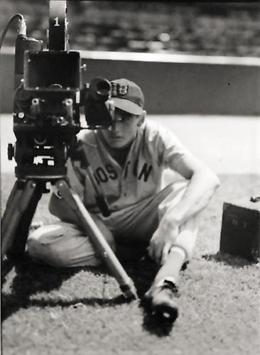 Ted Williams and Movie Camera
not dated
gelatin silver print