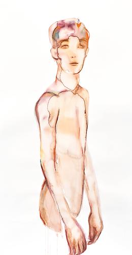 Red Boy (2012)
Watercolor On Paper
77h x 45w in (187.96h x 114.3w cm)