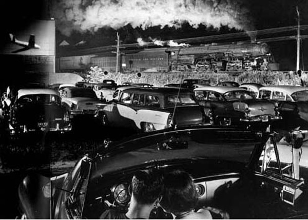 'Hot Shot' Eastbound, Leager Drive-in, West Virginia
1955
gelatin silver print