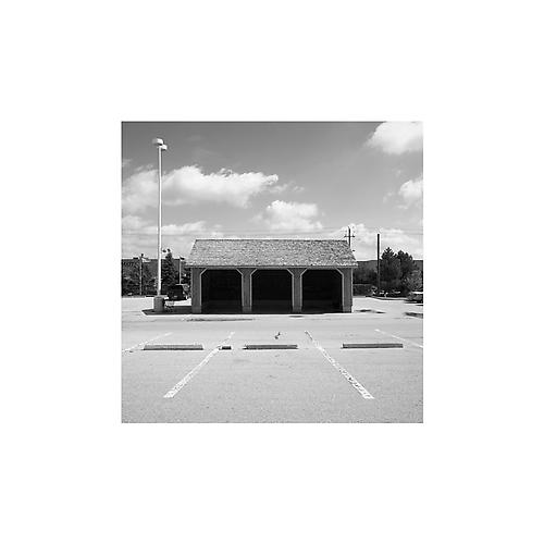 MENNONITE STABLE IN THE NORTH WATERLOO HOME DEPOT PARKING LOT C.1998 | ARCHIVAL INKJET PRINT | 111 X 111 CM | 2009