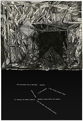 Max Razdow, in exhibition "Take-Out" reviewed in the New York Times