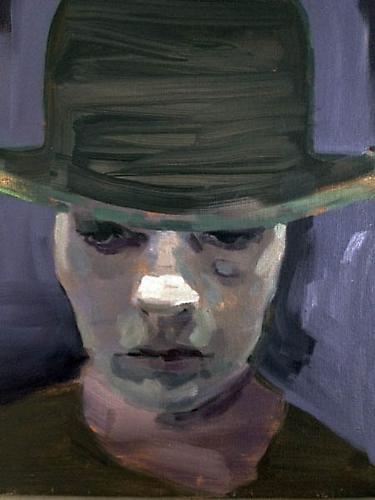  derbyhatgirl , 2013
Oil on linen
14 x 11 inches