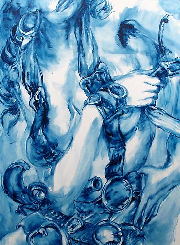 How Do You Do Without Me? (2011)
Oil On Linen
52h x 70w in (132.08h x 177.8w cm)