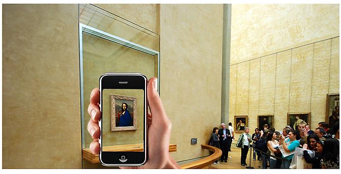 Still from Frenchising Mona Lisa.