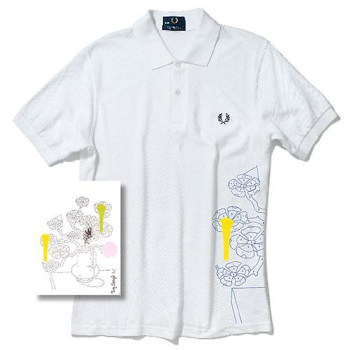 11 REASONS TO LOVE FRED
Originally produced in collaboration with Fred Perry for Art Basel Miami Beach in
2009. Edition of 11 shirts and unique, signed monoprints. $250 for both.