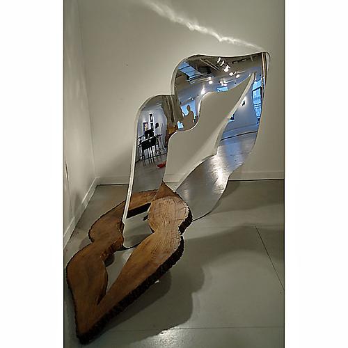 Jerry Blackman, Untitled, 2010.
MDF, acrylic glass, polyurethane resin, mirror foil, oil paint, Sizes variable.