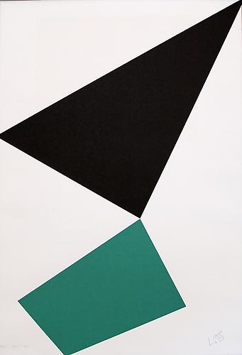 Leon Polk Smith
Untitled (1976-1989), 1989
Serigraph, 34 x 49 inches.