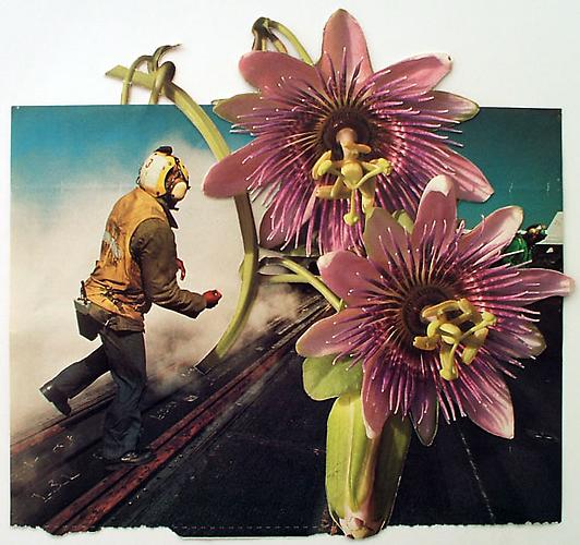Flight Deck Discharge, 2009
Collage on paper
10.25 x 11.25 in.